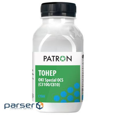 Тонер OKI C3100 / C3200 / C810 CYAN 50г OCS Patron (OCS-C-050)
