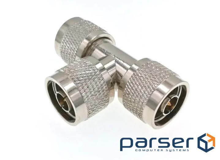 Спліттер N Тype Male 3Х (тато, штекер), трійник розгалужувач, ціна за 1 шт (YT42311)