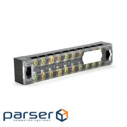 Terminal block 10-digit TB-1510 15A / 600V, wire cross-section 0.5-1.5mm2, 50 pcs in a package, price per unit 