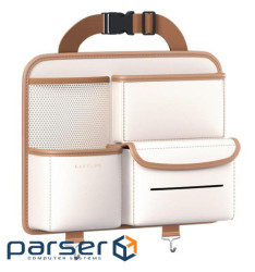 Автомобільний органайзер CABULE на передні сидіння, 35x28х7.5см, кріплення до сид (CABULE-35287-Bе)