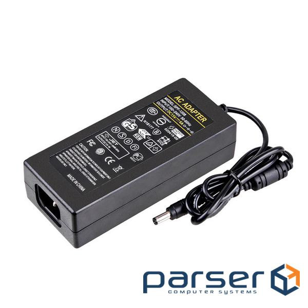 Pulse power supply unit 15V 6A (90W) plug 5.5 / 2.5 + power cord, length 1.10m (YM-1560)