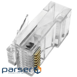 Конектор з'єднувальний неекранований (упаковка 100 шт) Kingda RJ45 ка (RJ45 кат. 5e 100шт) )