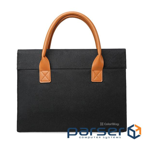 Сумка для ноутбука 15.6" ColorWay Stylish, Black (CW-LBS156-BK)