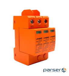 Обмежувач перенапруги Leader DC3P 1000В 40кА (LD-SPD3P-40KA-1000V)