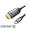 Кабель Cabletime USB Type-C - DisplayPort, 1 m (CC10H)