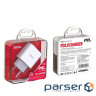 Зарядний пристрій HOCO C76A Plus Speed Source USB-C PD20W White (6931474746917)
