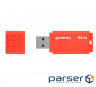 Флешка GOODRAM UME3 64GB Orange (UME3-0640O0R11)