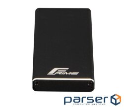 Зовнішній кишеню Frime SSD M.2, USB 3.0, Metal, Black (FHE200.M2U30)