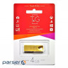 Флеш-накопичувач USB 4GB T&G 117 Metal Series Gold (TG117GD-4G)