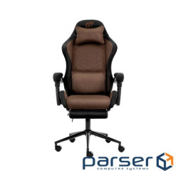 Крісло ігрове GT Racer X-2338 Brown/Black (X-2338 Fabric Brown/Black)
