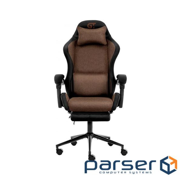 Крісло ігрове GT Racer X-2338 Brown/Black (X-2338 Fabric Brown/Black)