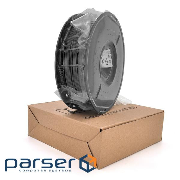 Нитка для 3D друку PLA+ 1,75мм, котушка 200*65мм, 1кг, Black (PLA+ / 1 / 1,75 / b)