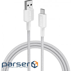 Кабель ANKER Powerline 322 USB-A to USB-C 1.8м White (A81H6H21)