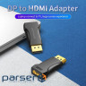 Адаптер Vention DisplayPort HDMI V 2.0 (M/F), чорний (HBPB0)