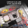 CORSAIR iCUE LINK TITAN 360 RX RGB White AIO, 360mm Radiator, Liquid CPU Cooler (CW-9061021-WW)