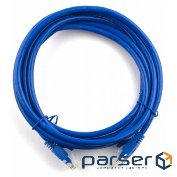 Патч-корд 5 м, UTP, Blue, Ritar, литий, RJ45, кат.5е (PCR-CCA / 5BE)