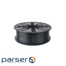 Plastic for 3D printer Gembird PLA, 1.75 mm, black, 1kg (3DP-PLA1.75-01-BK)