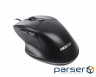 Wired mouse, optical, ergonomic, 6 buttons, 2400 DPI, USB, black (Mc-6B01)