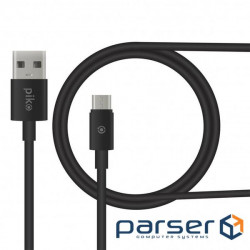 Дата кабель USB 2.0 AM to Micro 5P 0.2m black Piko (1283126493874)
