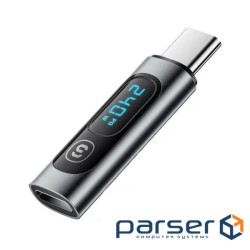 Перехідник USB-C F to USB-C M digital display Essager (EZJTT-TX0G-P)