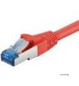 Shielding patch cord RJ45 SFTP6a 1.0m,patch AWG27 D=6.0mm LSOH Gold Cu, red (75.09.3684-10)