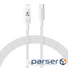 Кабель Baseus Gem Fast-Charging Data Cable Type-C to Lightning 20W 2m white (P10373001211-01)