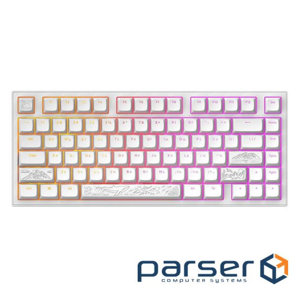 Клавіатура Dark Project ALU81 Terra Nostra PBT RGB Mech G3MS Moonston (DPKB_NOSTRA_81_ANSI_WHITE_UA)