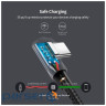 Дата кабель USB 2.0 AM to USB-C 3.0m 3A 90 corner US176 black Ugreen (70875)