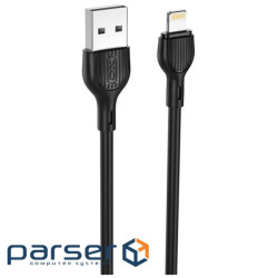 Дата кабель USB 2.0 AM to Lightning 1.0m 2.1A black XO (XO-NB200-L-1-BK)