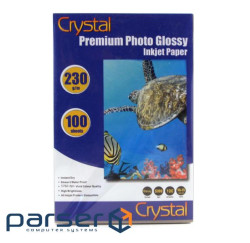 Фотопапір Crystal, глянсовий, A4, 230 г/м2, 50 арк (GL-A4-230-50) (GL-A4-230-50)