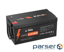 Акумулятор Li-TIME LiFePO4 BASIC 51,2V 100Ah 5120Wh(100 / 100A), заряд 57. (L51.2V100-BASIC-16-A250)
