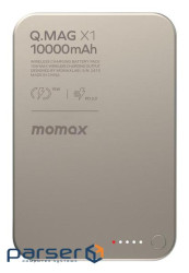 Портативний зарядний пристрій WRL 10000MAH Q.MAG X1 TITAN. IP117AE MOMAX