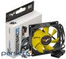 Вентилятор FRIME FYF80 Black/ Yellow 3-pin (FYF80HB3)
