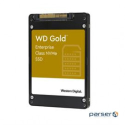 Western Digital SSD WDS768T1D0D ES Gold 7.6TB 2.5" U.2 PCIe Retail