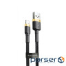 Дата кабель USB 2.0 AM to Lightning 2.0m 1.5A gold-black Baseus (CALKLF-CV1)
