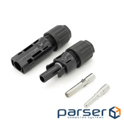 Конектор МС4 фотоелектричний 1500V50A 10мм2-IP67 для монтажу сонячних систем , Q500, O (CN40-CM-8-10)