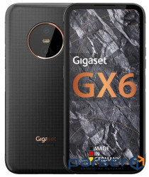 Смартфон Gigaset GX6 IM 8/128 GB Dual Sim Titanium Black (S30853-H1529-R112), 6.6'' (2412х 1080) IPS /