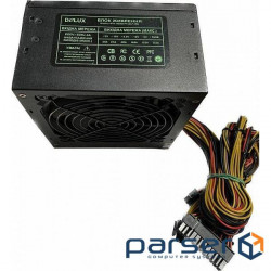 Power Supply Partizan AC220B-DC12В/ 1А (1333) GAMEMAX 450W (GM-450) Стандарт БП - ATX 12V v2.3, Мощность - 450Вт, Модуль PFC - активный, Подключение материнской платы - 20+4 pin, Подключение видеокарты - 1x6 pin, Количество разъемов SATA - 2, Количество разъемов Peripheral - 2, Тип охлаждения - вентилятор, Диаметр вентиляторов - 1x120 мм Delux 500W (DLP-35D Black)