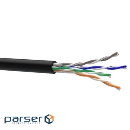 Кабель UTP cat 5e, бухта 305 м вуличний 2хпарний (4х жил. * 0,50) OK-net OK-Net 2 * 2 * 0,50 КПП-ВП (100)