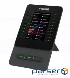 Модуль розширення Fanvil EM60, 1xUSB-C, 1xUSB-A, 4.3 кольоровий екран, до 60 DSS клавіш для V65, V66
