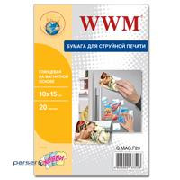 Photo paper WWM 10x15 magnetic, glossy, 20l (G.MAG.F20)