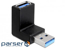 Lucom equipment adapter USB3.0 A M/F, adapter angled 90 down Down (62.09.8027-1)