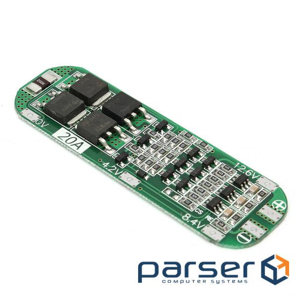 Контролер заряду для літієвої батареї 18650, робочий струм 20A (13478) 20A (13478)