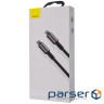 Кабель Baseus Tungsten Gold Type-C to Type-C PD 100W 2M Чорний (CATWJ-A01) (CATWJ-A01 2м )