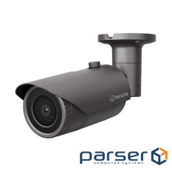 Мережева камера циліндрична 4MP @30fps, 2.8mm fixed focal lens (107) QNO-7012R HANWHA VISION