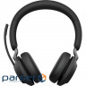 Гарнітура бездротова JABRA Evolve2 65 MS Stereo USB-A Black (EVOLVE2 65 MS Stereo USB-A+база )