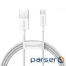 Кабель Baseus Superior Series Fast Charging Data Cable USB to Micro 2A 1m White (CAMYS-02)