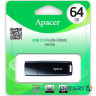 USB флеш накопичувач Apacer 64GB AH336 Black USB 2.0 (AP64GAH336B-1)