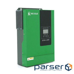 Гібридний інвертор HVM-6.2KW, 6200W, 48V, струм заряду 0-120A, 60-500V, MPPT (120А (WHC-HVM-6.2K-48) (WHC-HVM-6.2K-48)