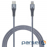 Дата кабель USB-C to Lightning 1.0m PD MFI Grand-X (CL-01)